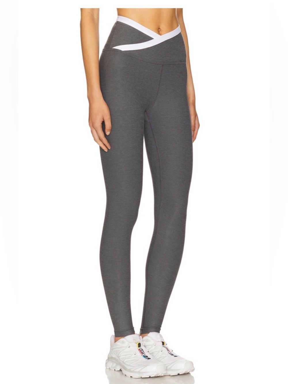 Beyond Yoga - Spacedye Outlines Bra & High Waist legging - Gray - XS - Picture 3 of 5